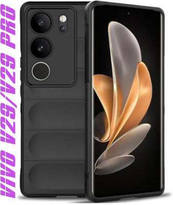 vmt stock Back Cover for Vivo V29 Pro 5G, Vivo V29 5G(Black, Dual Protection, Silicon, Pack of: 1)