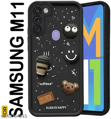Seetu Back Cover for Samsung Galaxy M11 /A11(Black)