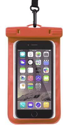 Kopila Pouch for 7 Inch Smartphone Waterproof Phone Protective Rain Dust and Scratch(Orange)