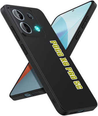 vmt stock Back Cover for POCO X6 Pro 5G, POCO X6 Pro(Black, Dual Protection, Silicon, Pack of: 1)