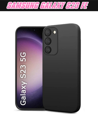 sadgatih Back Cover for Samsung Galaxy S23 FE 5G(Black, Dual Protection, Silicon, Pack of: 1)