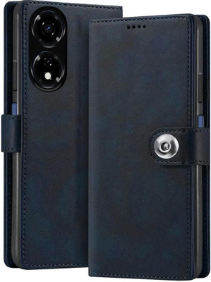 BINTAGE Flip Cover for itel P 55 5G(Blue, Magnetic Case, Pack of: 1)