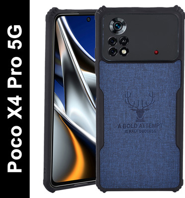 Spicesun Back Cover for Poco X4 Pro 5G(Blue, Shock Proof, Pack of: 1)