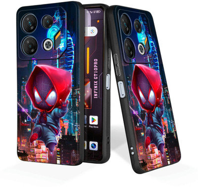 printwhiz Back Cover for Infinix GT 10 Pro(Black)