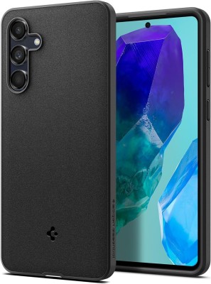 Spigen Back Cover for Samsung Galaxy M55 5G | F55 5G(Black, Grip Case, Pack of: 1)