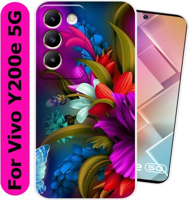 Cooldone Back Cover for Vivo Y200e 5G(Multicolor, Grip Case, Silicon, Pack of: 1)