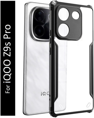 KWINE CASE Back Cover for iQOO Z9s Pro(Black, Shock Proof, Pack of: 1)