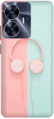 JUGGA Back Cover for realme C55(Pink, Blue, Hard Case, Pack of: 1)