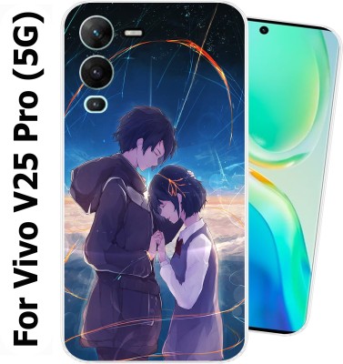 Unitrend Back Cover for Vivo V25 Pro (5G)(Multicolor, Flexible, Silicon, Pack of: 1)