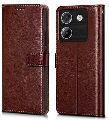 Chaseit Flip Cover for POCO M7 Pro 5G(Brown, Dual Protection, Pack of: 1)