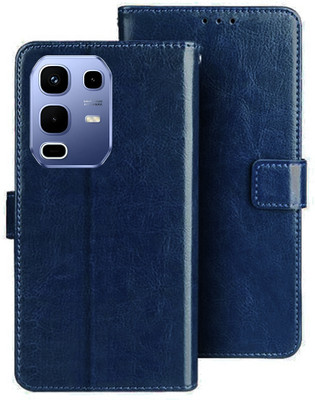 Kalua Mall Flip Cover for Infinix Note 50s 5G | X6870 folding cover | Inside Card Slot | Wallet Stand | Blue(Blue, Magnetic Case, Silicon, Pack of: 1)