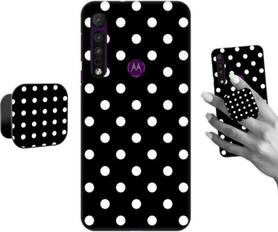 COBIERTAS Back Cover for Motorola Moto One Macro(Black, White, Pack of: 2)