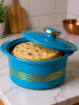 Patalseva Roti Plus Insulated Casserole for Roti 3000ml blue Hot Box for Kitchen Hot Pot Serve Casserole(3000 ml)