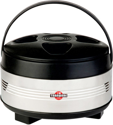 Double Layer Stainless Steel Casserole ideal for Roti & Chapati Cook and Serve Casserole Set(2000 ml)