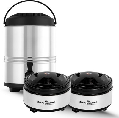 AE Maharani Water Jug 5 L & Casserole 1200 ml (2 Pcs) – Pack of 3 Pack of 3 Serve Casserole(1200 ml, 5000 ml)