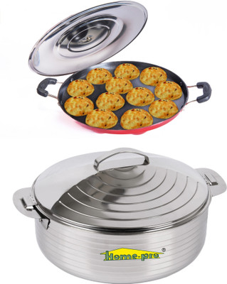 Home-pro Pack of 2 Serve Casserole Set(3500 ml)