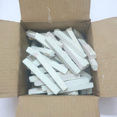 verma & company slate pencil white slate sticks box of 1kg slate pencil slate pencil(192 Sticks)