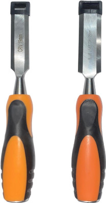 GrabMoor 19 & 25mm Wood Chisel Wood Carving Hand Chisel 1pc Bevel CB-01X Bevel Chisel Set(Pack of 2)