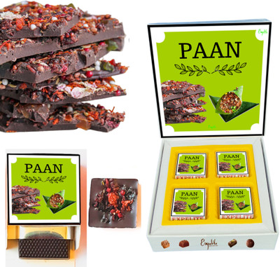 Expelite four Paan Chocolate Candy Bars Dry Fruits Bars(100 g)