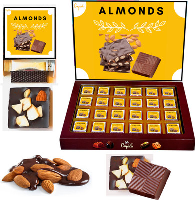 Expelite Twenty four Almond Dry Fruits Chocolate Bars Bars(24 x 1 Units)