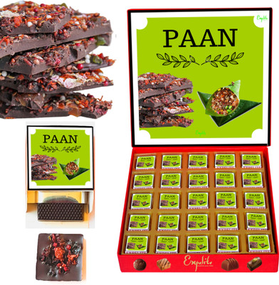 Expelite Twenty five Paan Chocolate Candy Bars Dry Fruits Bars(25 x 1 Units)