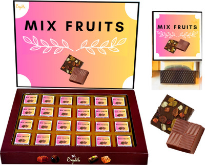 Expelite Twenty four Fruit and Nut Chocolate Bars Dry Fruits Bars(24 x 1 Units)