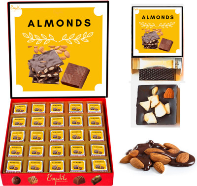 Expelite Twenty five Almond Dry Fruits Chocolate Bars Bars(25 x 1 Units)