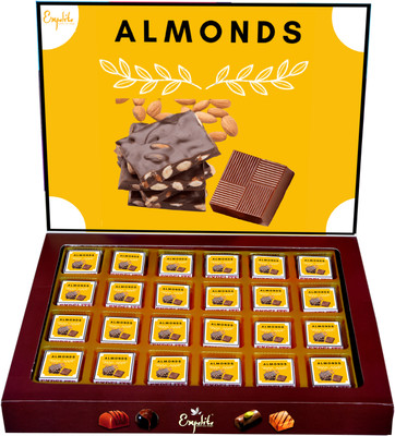 Expelite Twenty four Almond Dry Fruits Chocolate Bars Bars(24 x 1 Units)