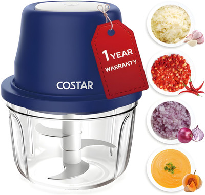 REFINEMART Rechargeable Mini Electric Chopper 304 Stainless Steel Food Processor ForKitchen Electric Vegetable & Fruit Chopper(Food Processor For Kitchen)