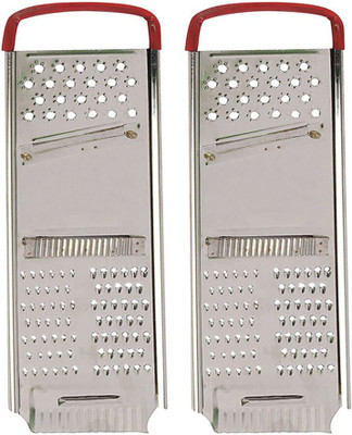 JISUN Stainless Steel Potato Chipser / Vegetable Potato Grater & Slicer(2 Chipser)