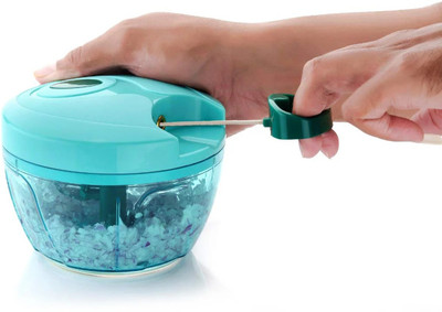 Tozzby Handy and Compact Vegetable Chopper/Blender, for Kitchen 450 ML Vegetable & Fruit Chopper(1 Pcs Handy Dori Plastic Vegetable & Fruit Chopper)