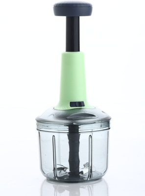 VEKSOR 900ml Push Chopper with versetile Design Vegetable & Fruit Chopper(1 Chopper with blade)