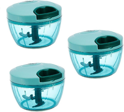 TP INCORP Combo Of 3 Quick Vegetable Chopper Vegetable & Fruit Chopper(3 chopper)