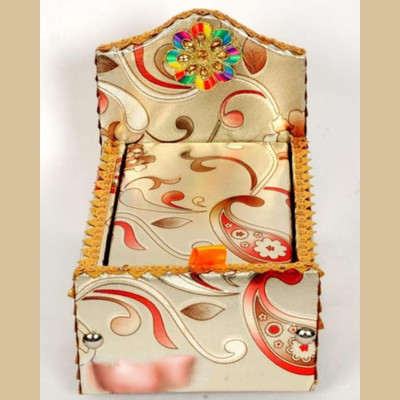 swenky Kanha ji Bal Gopal ji Thakorji Krishna ji ka bed God Sofa Bethak kishori ji bed Wooden All Purpose Chowki(Multicolor, Pack of 1)