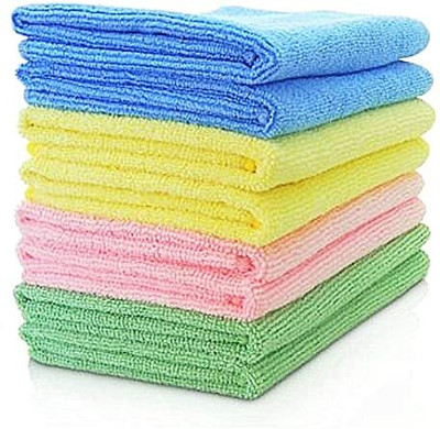 Sheenuu Microfiber Vehicle Washing  Cloth(Pack Of 12, 250 GSM)