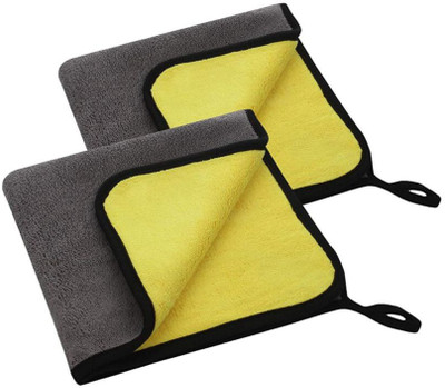 WebDealz Microfiber 600 GSM Hand, Sport, Face, Hair Towel(Pack of 2)