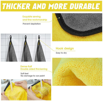 RNG CREATIONS Lint Free Dual Sided Vehicle, Glass & floor Cleaning Cloth MCt40x1.127 Wet and Dry Microfiber Cleaning Cloth
