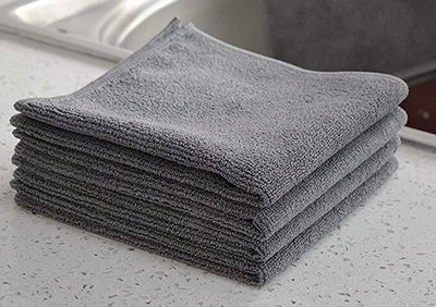 ZEDFIBER Microfiber Vehicle Washing  Cloth(Pack Of 4, 350 GSM)