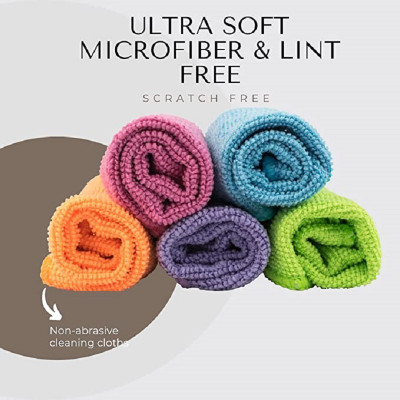 Sheenuu Wet and Dry Microfiber Cleaning Cloth(5 Units)