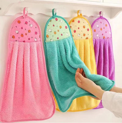 QBLYN High Quality Kitchen Towel Soft Hand Towel kitchen towel hand towel Multicolor Cloth Napkins(4 Sheets)