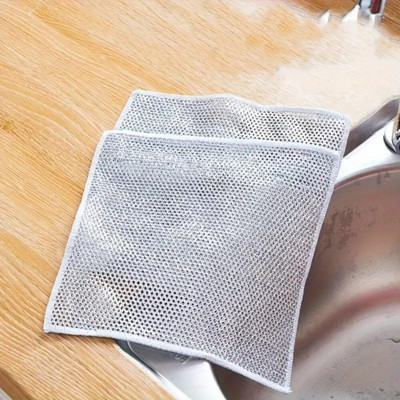 ND BROTHERS Pack of 5 Wire Cloth / Dishwashing Scrub Pads Ccx5.389 Dishwash Bar(15 g)