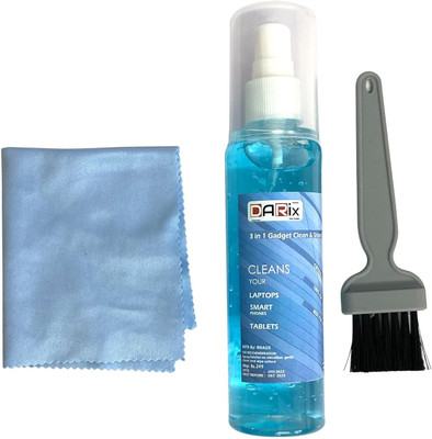 DARix Screen & Lens Cleaner With Microfiber Cloth For Camera Lens Cleaning Kit Spray for Computers, Laptops(CLEANING KIT)