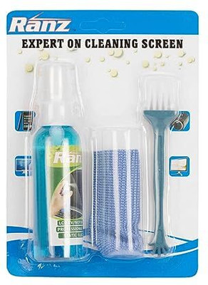 Ranz cleaning kit for Laptops(cleaning set of 3 in 1 for laptop , mobile etc.)