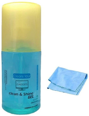 Techy-tech with Micro Fibre Cloth for Computers, Laptops, Mobiles for Computers(Screen Cleaning Set for PC Mobiles, LCD, LED, Professional Quality 200ml)