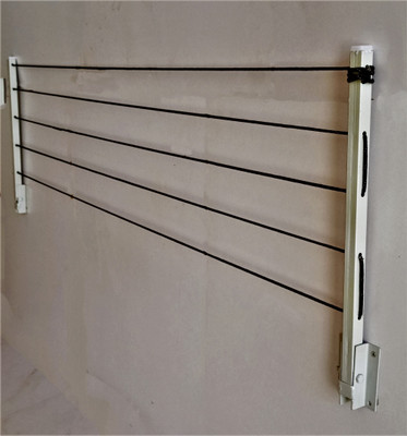 Roborich Steel Wall Cloth Dryer Stand 5T-WHITE-WALL-MOUNT-B0017(5 Tier)