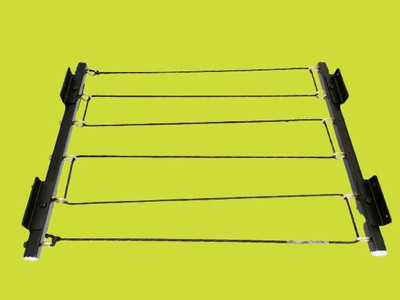Roborich Steel Wall Cloth Dryer Stand 6T-FLAT-BLACK-FLIP-49(5 Tier)