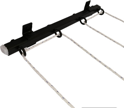 Roborich Steel Wall Cloth Dryer Stand 4T-FLAT-BLAK-FLIP-19(4 Tier)