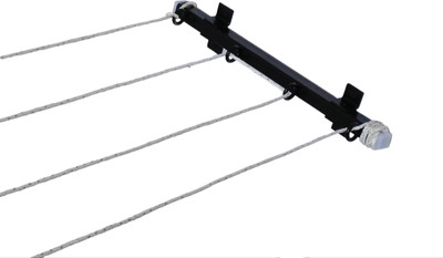 XOLON Steel Wall Cloth Dryer Stand 4T-FLAT-BLAK-FLIP-7(4 Tier)