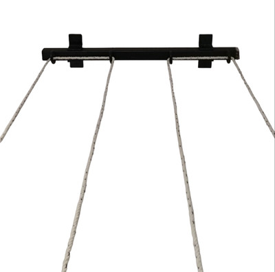 Roborich Steel Wall Cloth Dryer Stand 4T-FLAT-BLAK-FLIP-11(4 Tier)