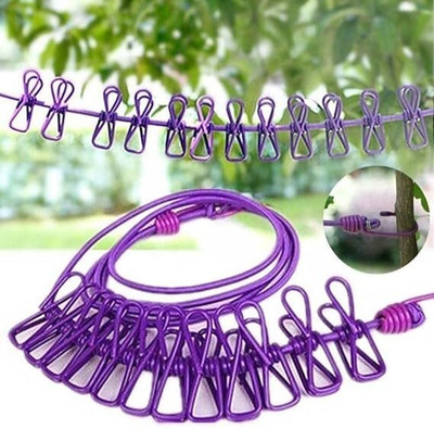 FUTURESTARRKK ROPE Nylon Retractable Clothesline(5 m)